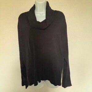 Pre-Loved CATO long sleeve, black, cowl neck sweater